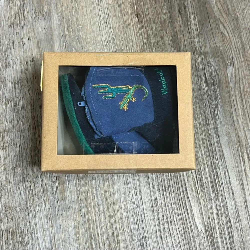 Weebok VTG Suede‎ Booties w/ Cactus & Lizard